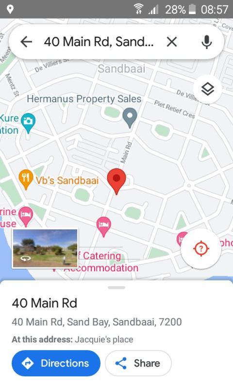Self Catering Unit 6, Sandbaai Херманус Экстерьер фото